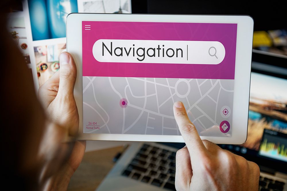 Navigation GPS Map Destination Concept