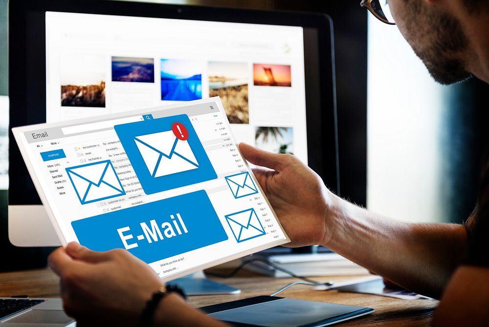 E-mail Correspondence Communication Technology Concept