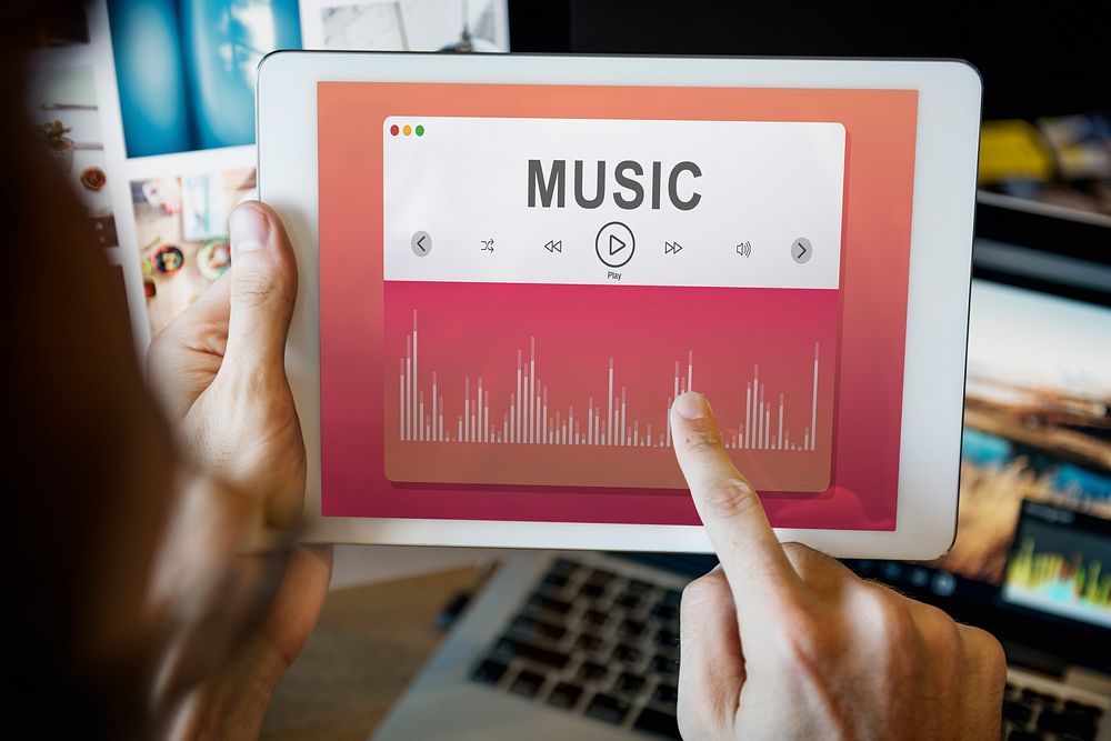 Music Sound Player Entertainment Multimedia Graphic Concept