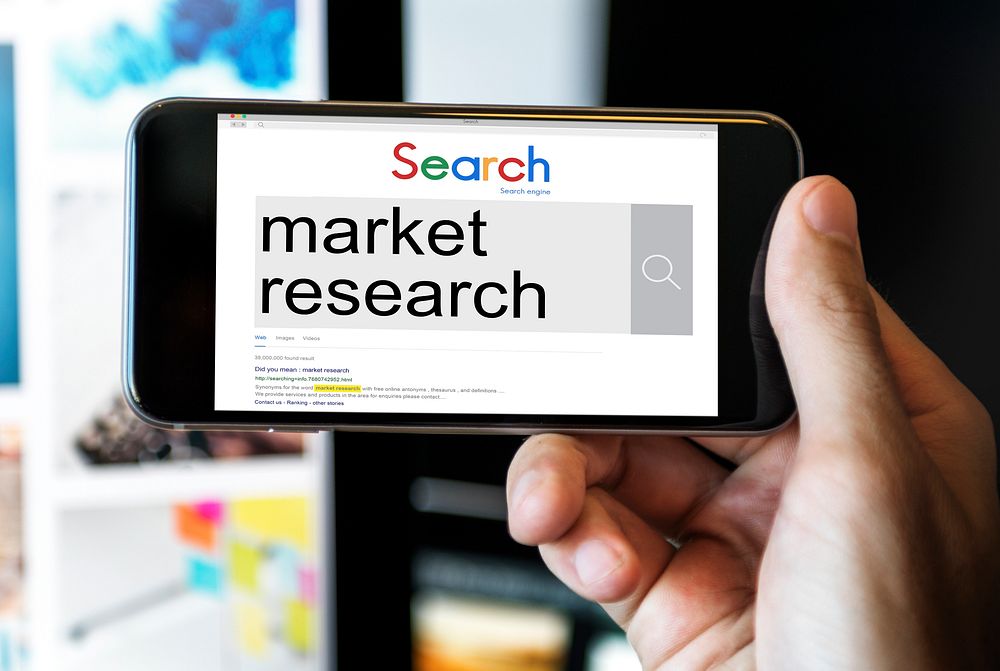 Market Research Information Analysis Concept