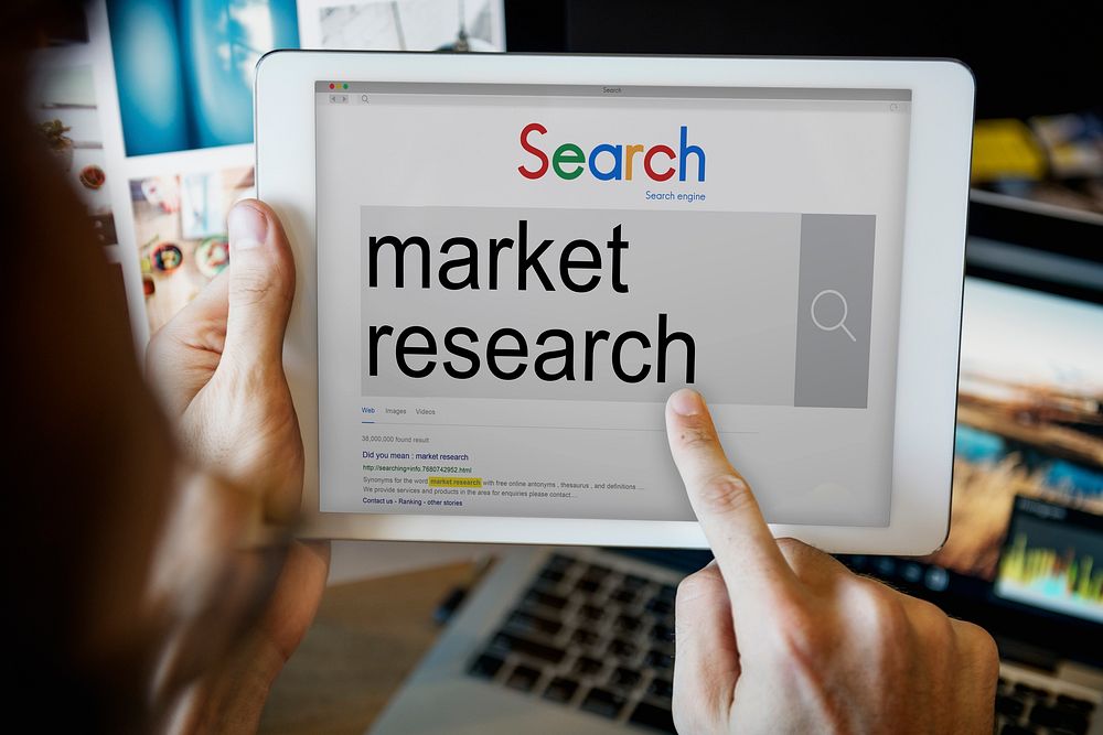 Market Research Information Analysis Concept