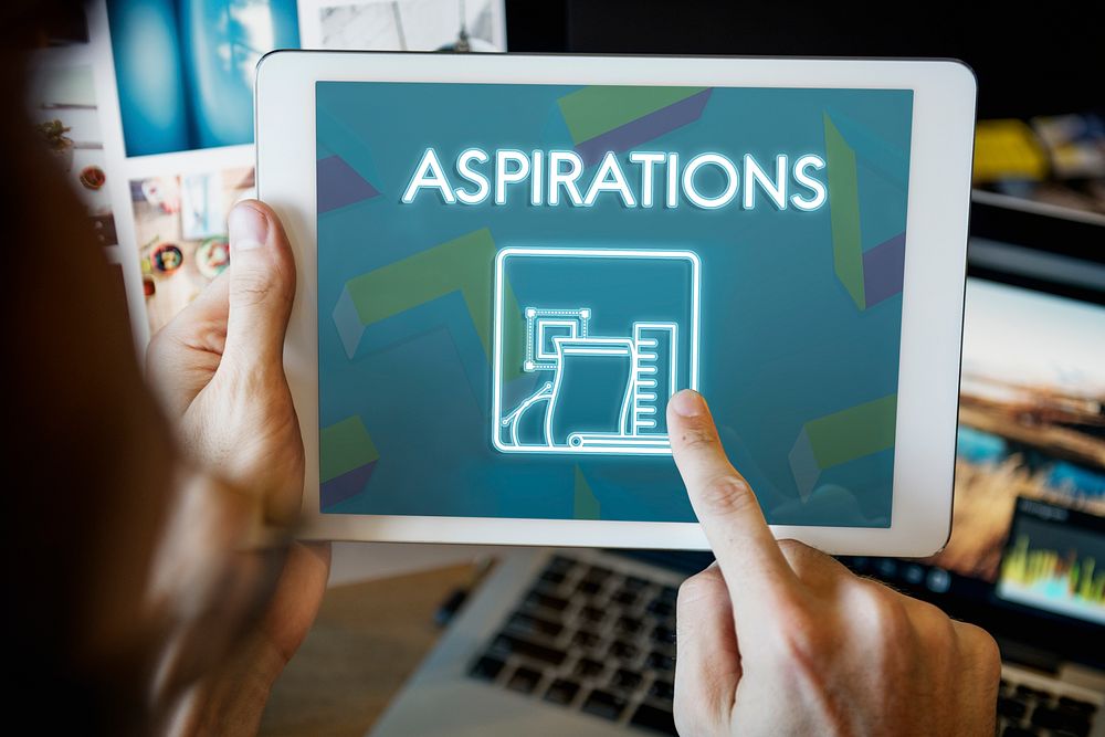 Aspiration Ambition Target Dream Aspire Solution Concept