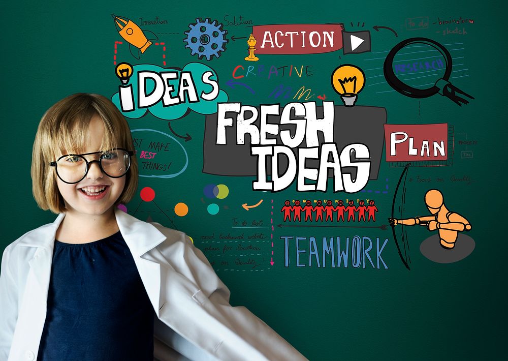 Fresh Ideas Innovation Creative Mission Concept
