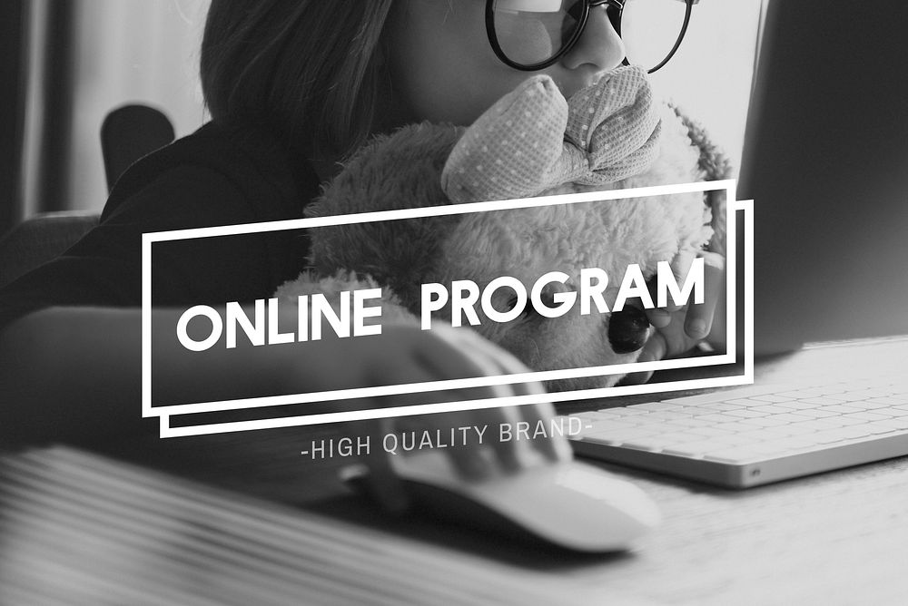 Online Program Internet Computer Sharing Concept