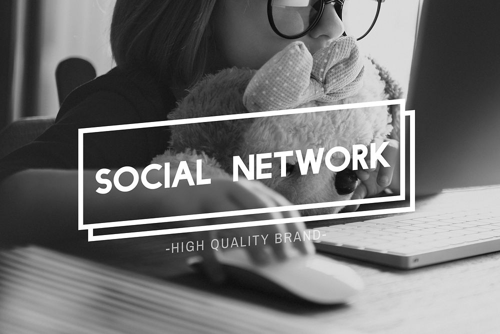 Social Network Connection Communication Concept