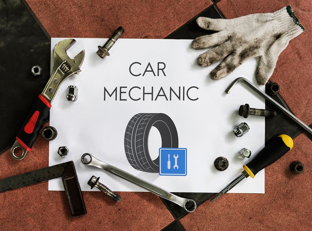 Automotive Car Mechanic Garage Service Concept