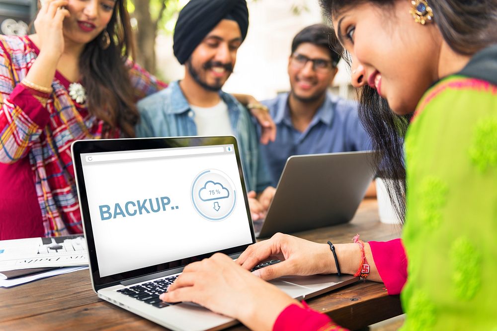 Backup The Cloud Storage Data Information Concept