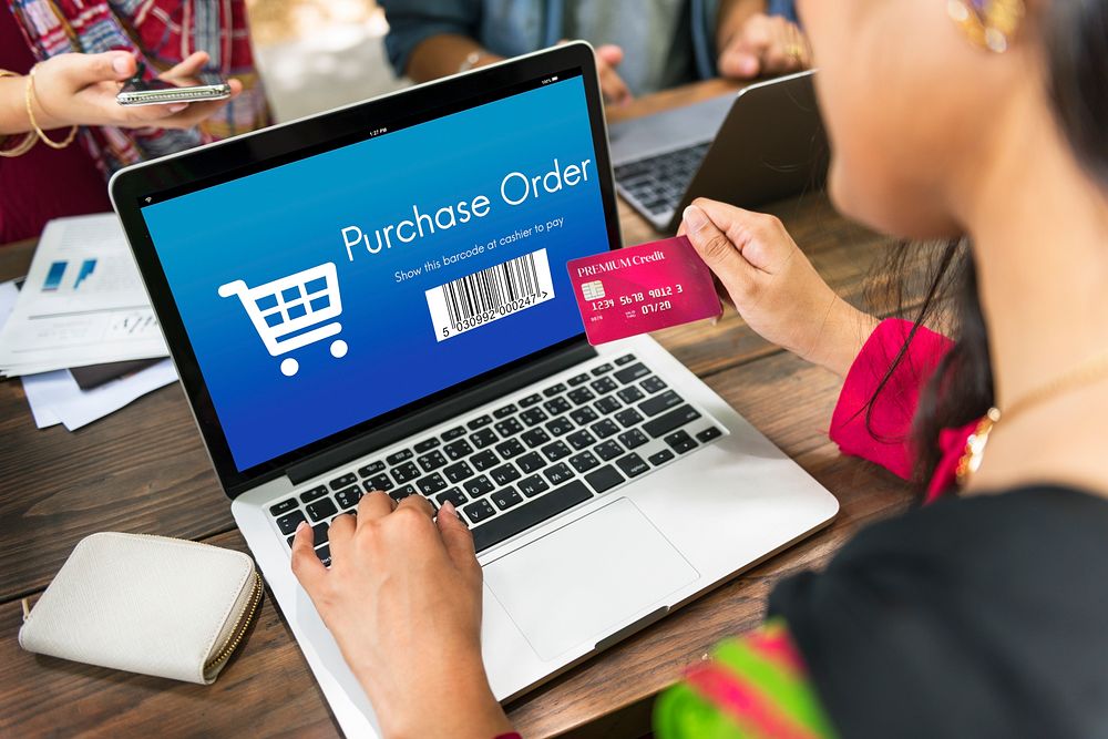 Purchase Order Shopping Discount Concept
