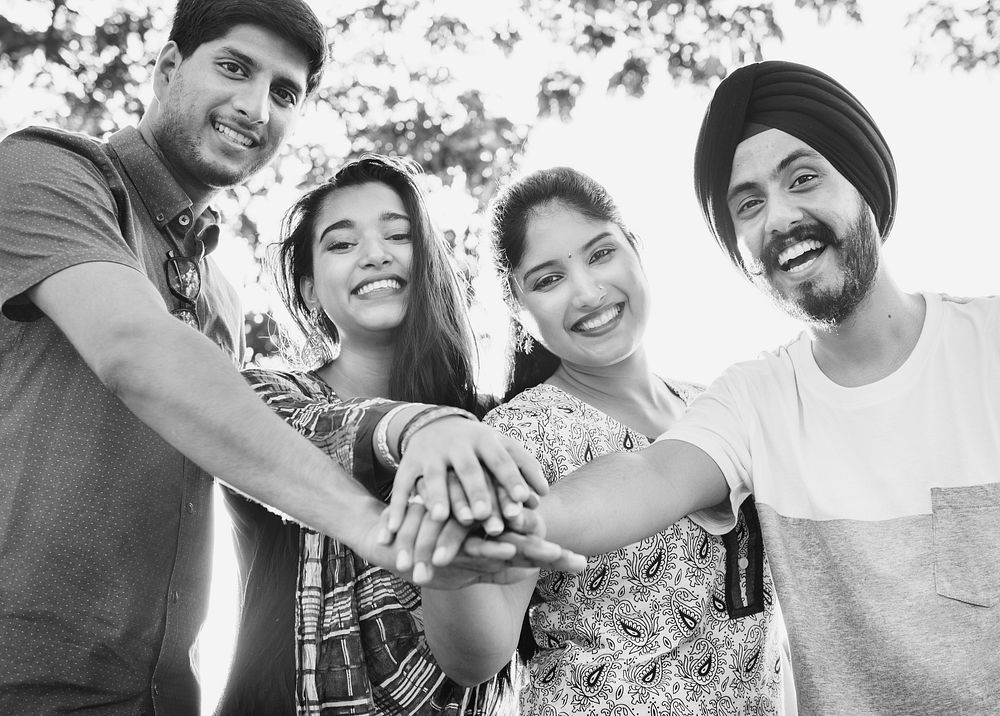 Indian Ethnicity Friendship Togetherness Concept