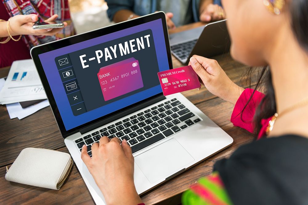 Debit Card Payment Account Graphic Concept
