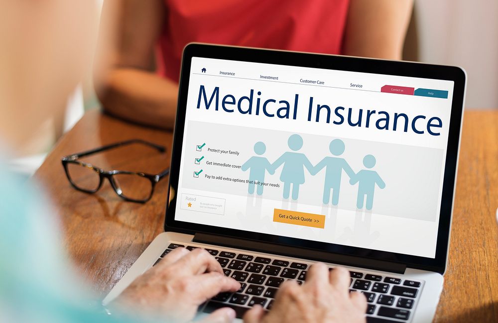 Online medical insurance application
