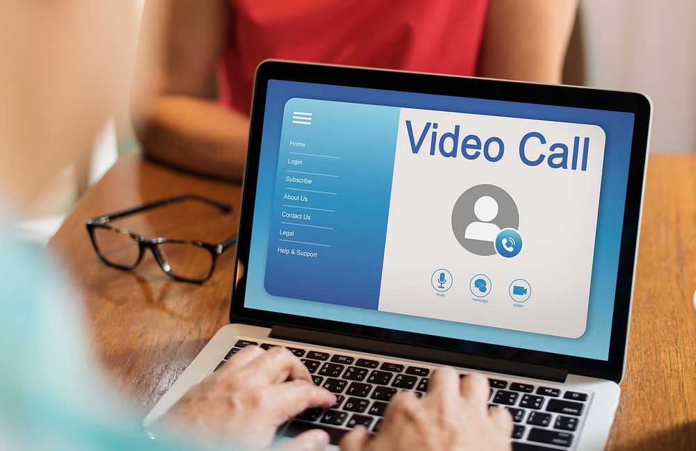 Online video calling profile interface