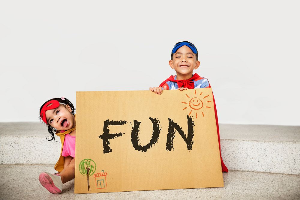 Kids Childhood Enjoy Fun Play Activity Concept