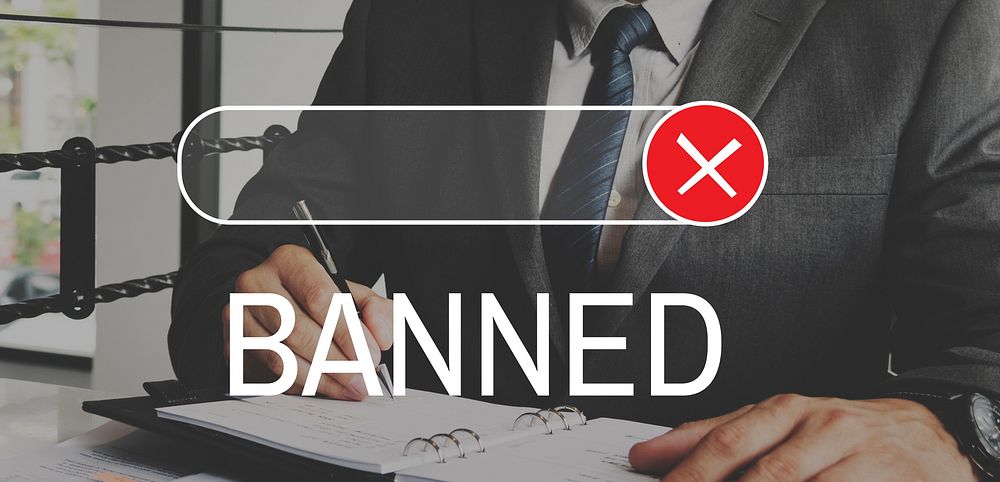 Banned Declined Reject Deny Graphic