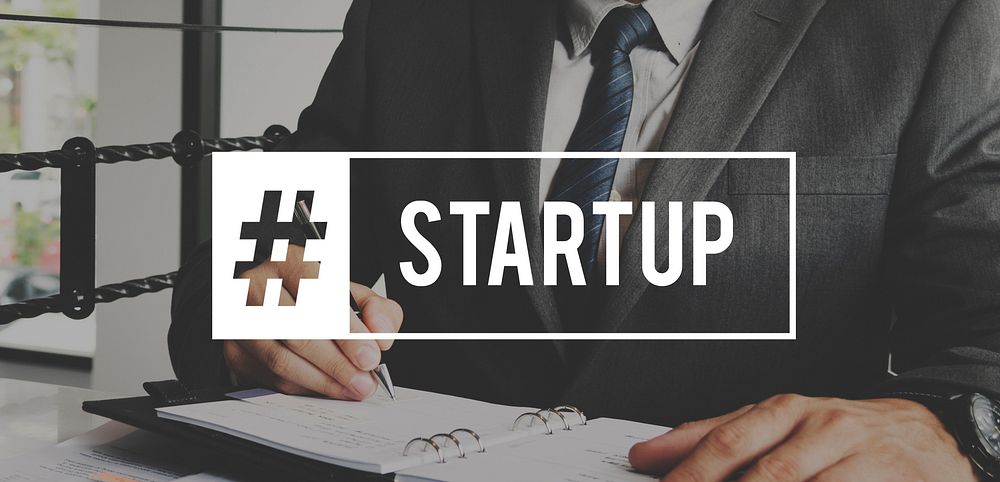 Start Up Business Venture Goals Hashtag