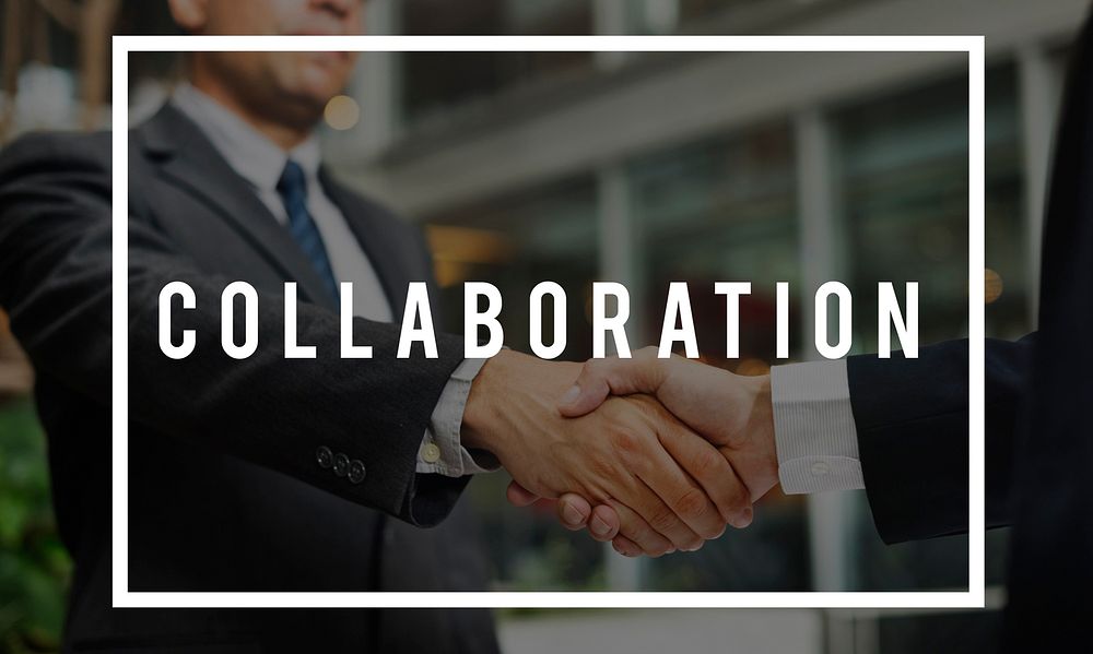 Corporation Cooparation Collaboration Word Concept
