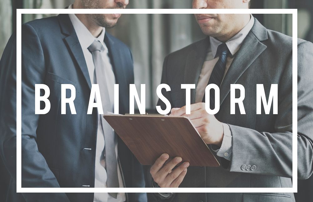 Business Talk Brainstorm Sharing Ideas Strategy
