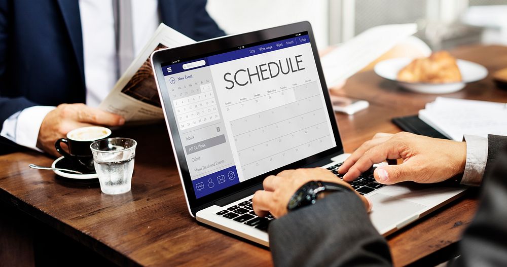 Schedule Calendar Agenda Reminder Personal Organizer Concept