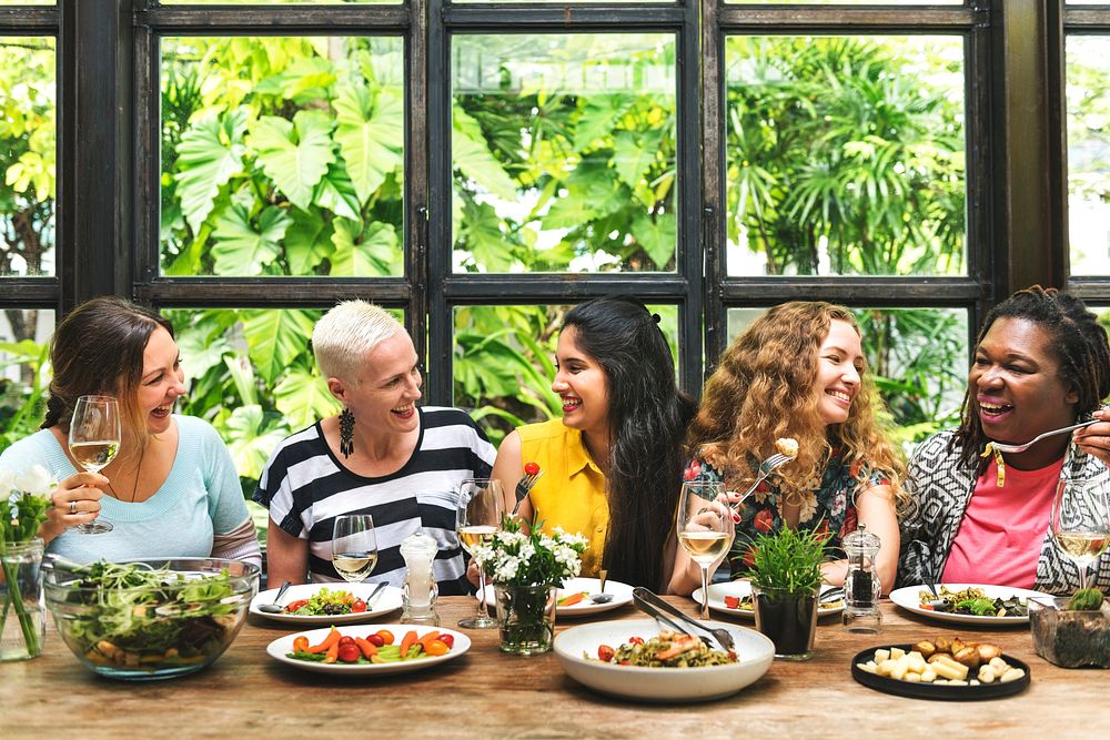Girlfriends Meetup Hangout Dining Concept