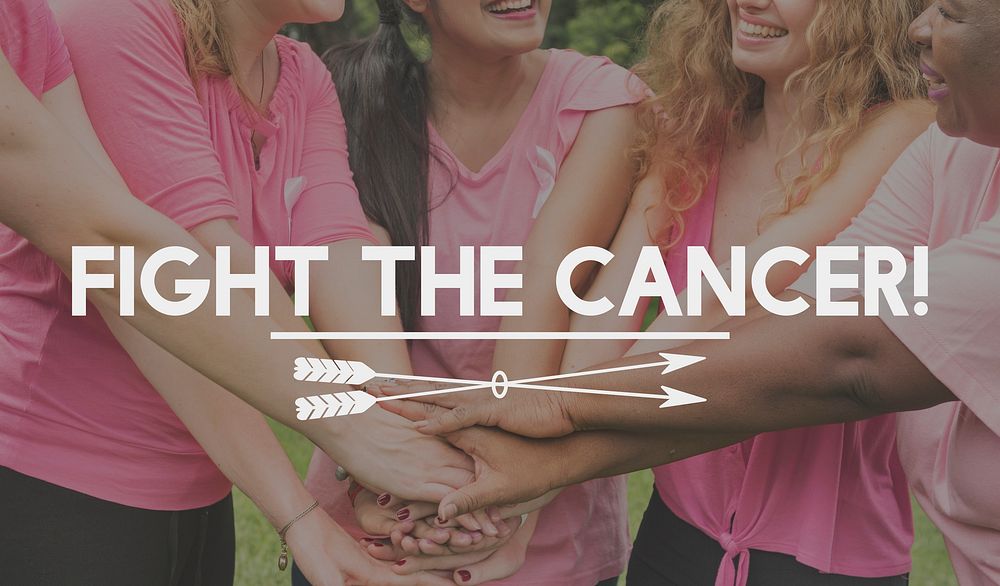 Fight The Cancer Team Support Concept