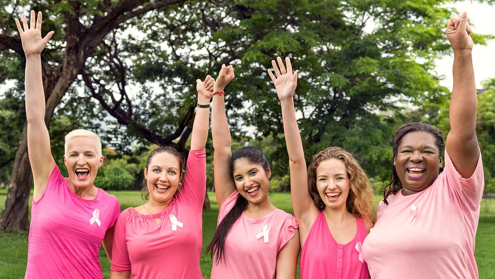 Women Breast Cancer Support Charity Concept