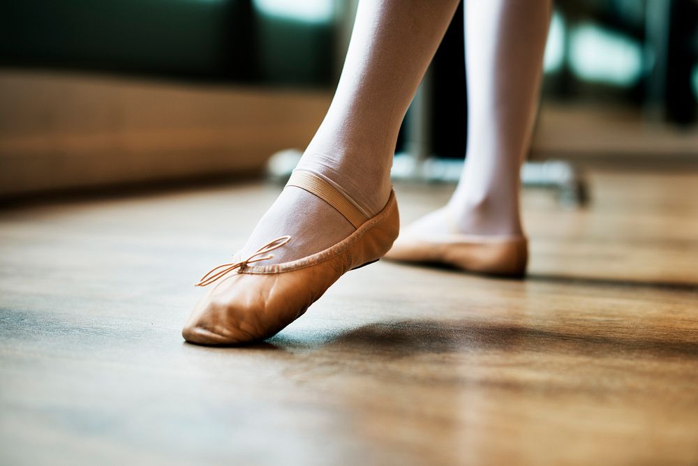 Ballerina Dancing Ballet School Concept