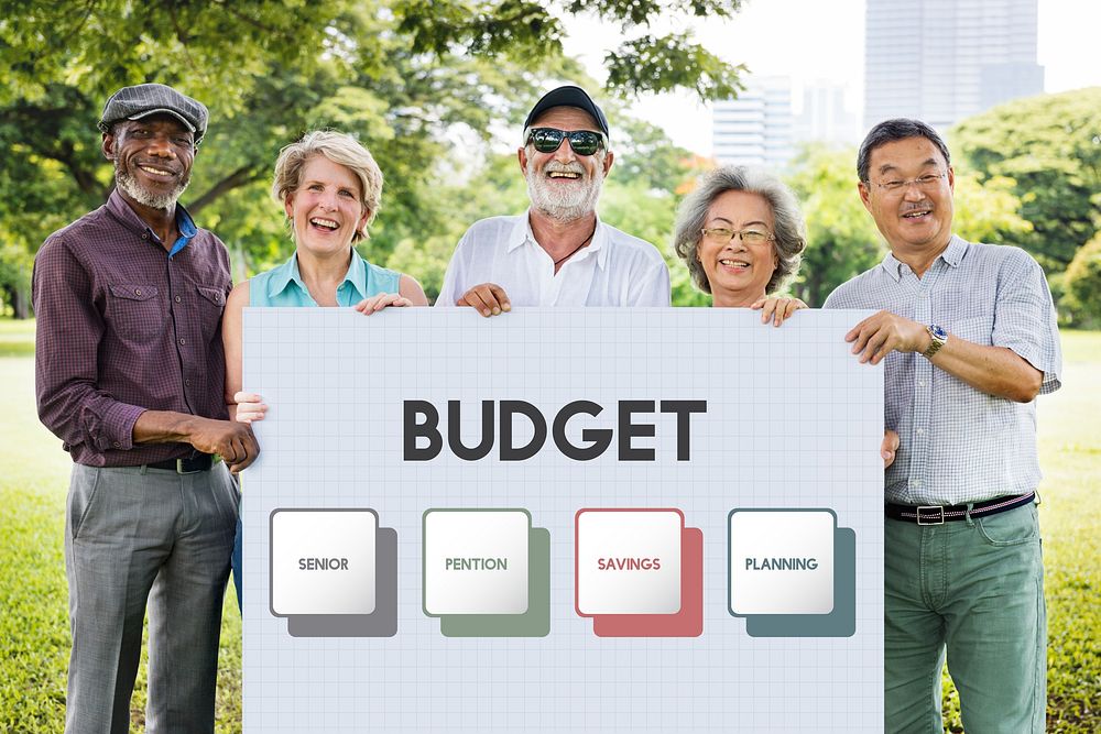 Retirement Plan Budget Investment Concept
