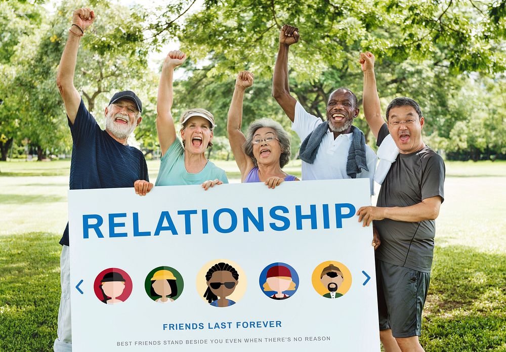 Friendship Togetherness Relationship Diversity People Concept