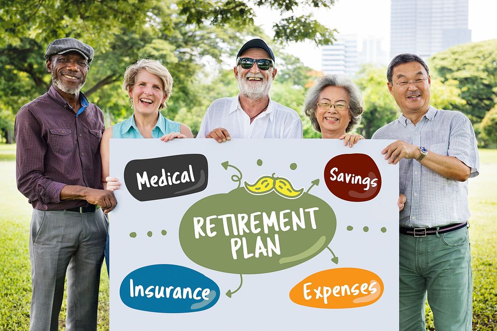 Senior Investment Pension Retirement Plan Savings Concept