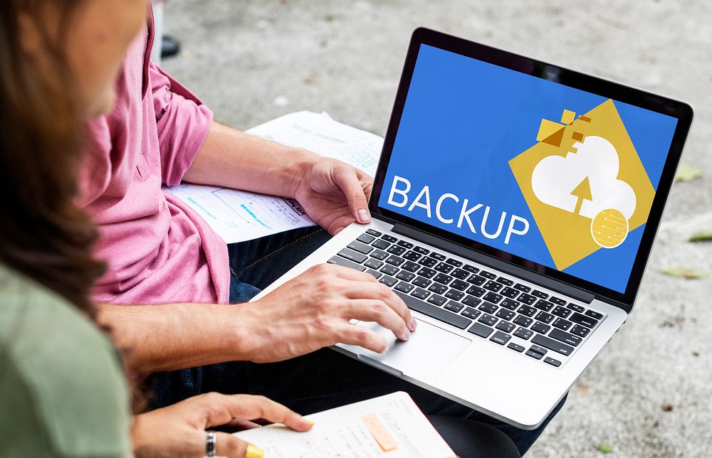 Backup Data Cloud Storage Concept