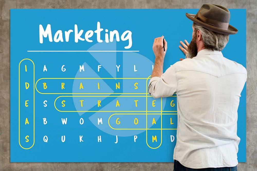 Marketing Word Search Game Vocabulary Challenge
