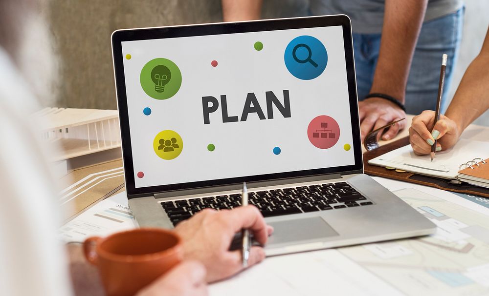 Plan Creative Process Strategy Development Concept
