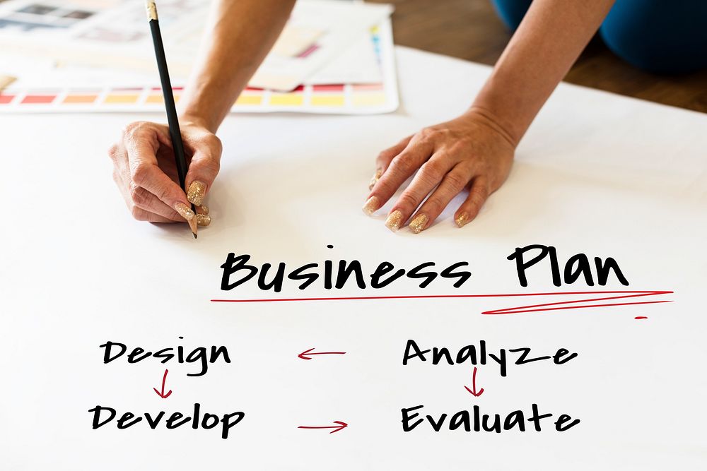 Work Plan Business Process Graphic Illustration