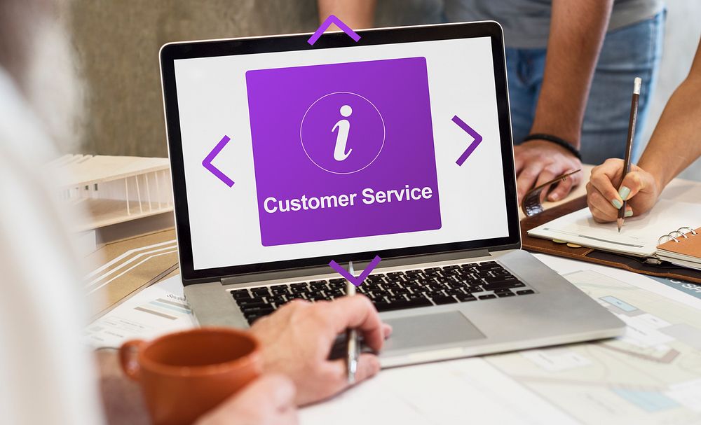 Customer Service Information Icon Concept