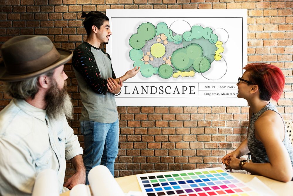Landscape Architecture Design Layout Plan Blueprint