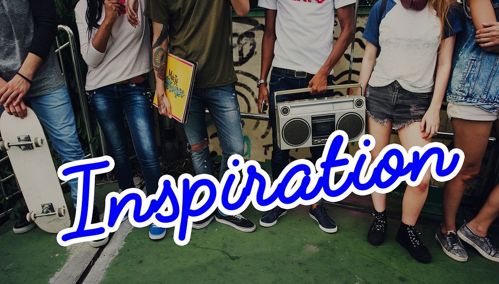 Inspire inspiration positivity word concept