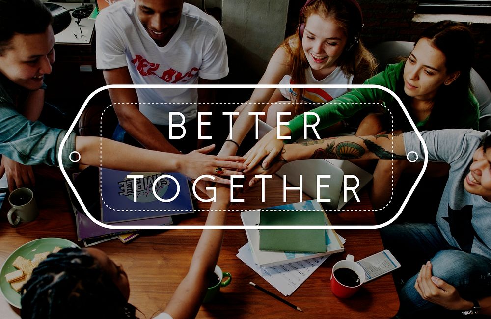 Teamwork Friendship Join us Word Concept