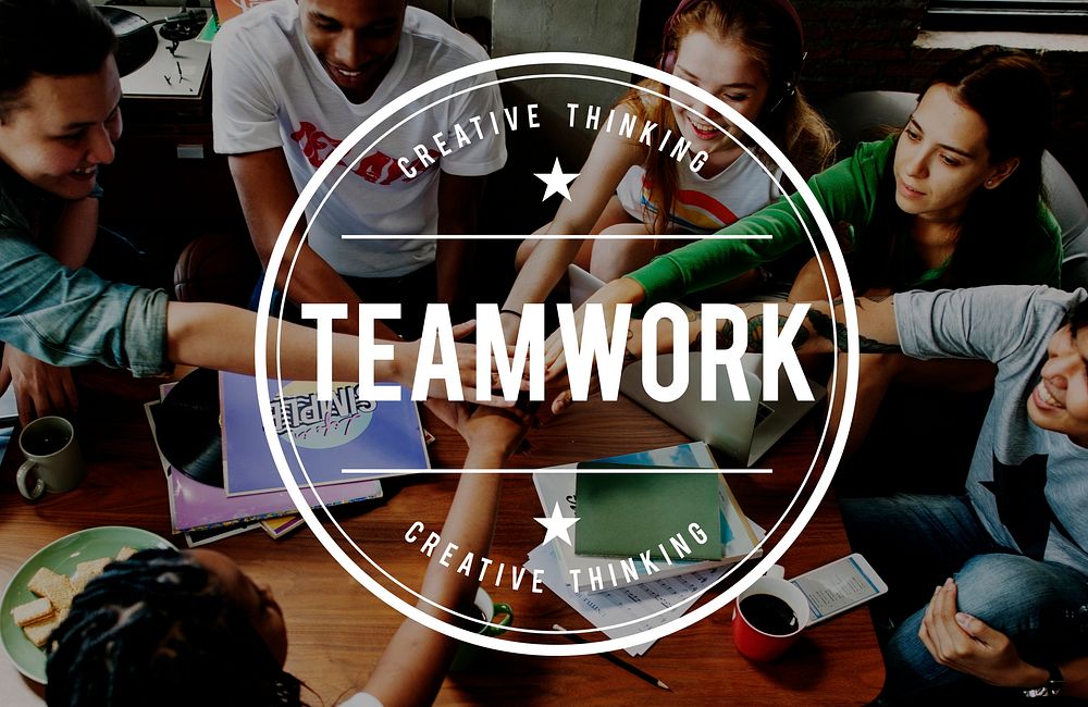 Teamwork Friendship Join us Word Concept