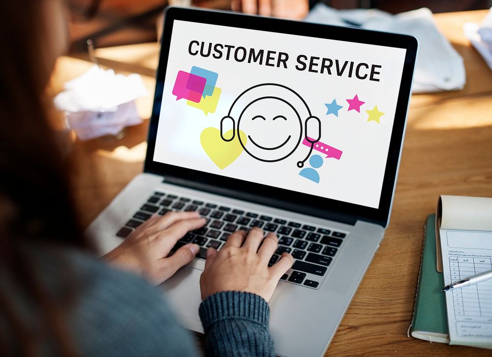 Customer Service Interaction Help Concept