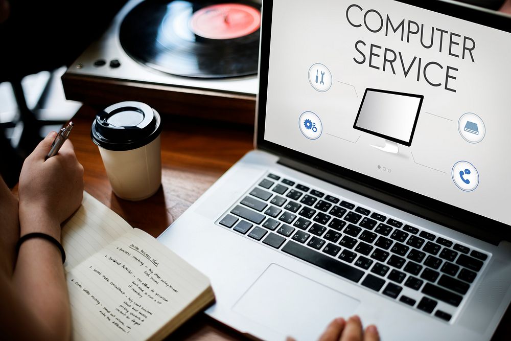 Computer Service Connection Assistance Support Concept