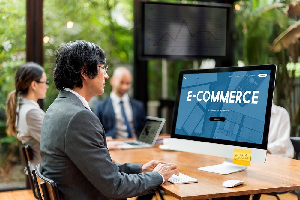 E-commerce Business Digital Marketing Word