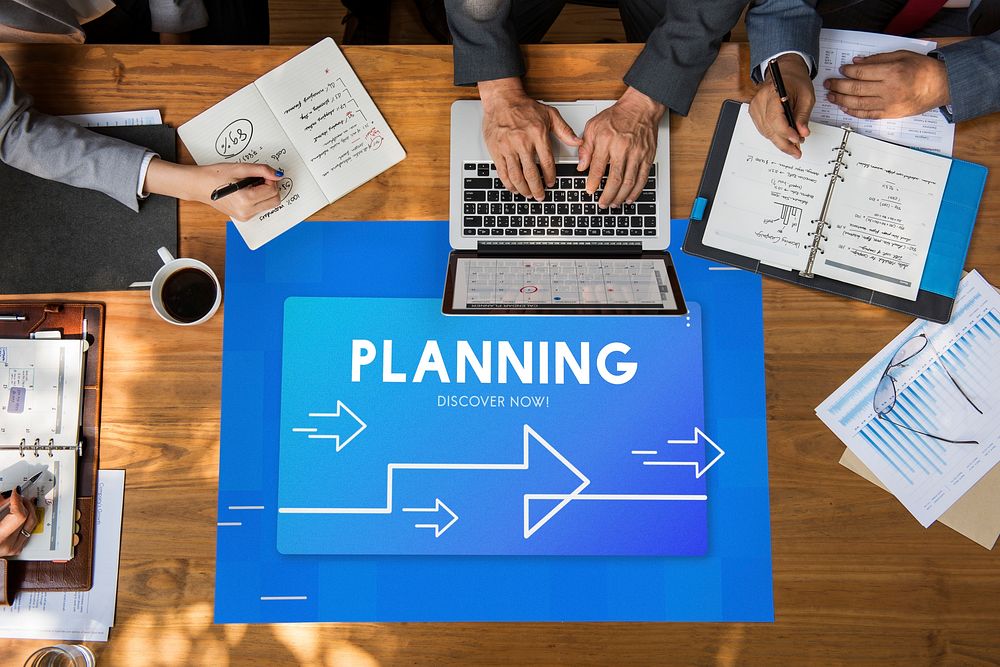 Business Strategy Management Planning Illustration