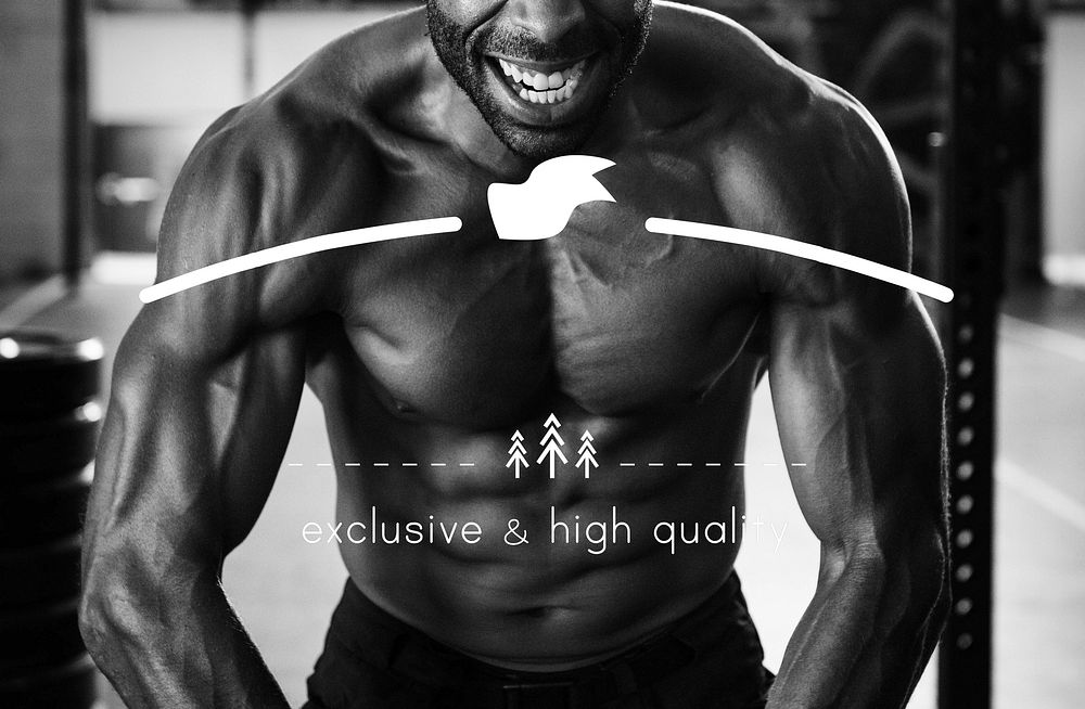 Strength Fitness Exercise Get FIt High Quality Brand Copy Space