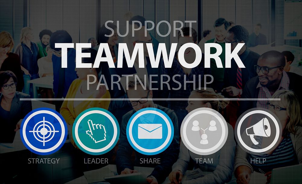 Teamwork Support Partnership Collaboration Unity Concept