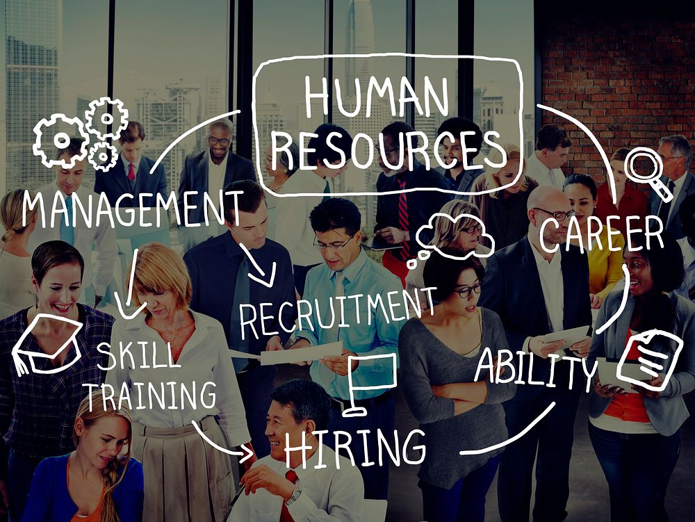 Human Resource Hiring Recruiter Select Career Concept