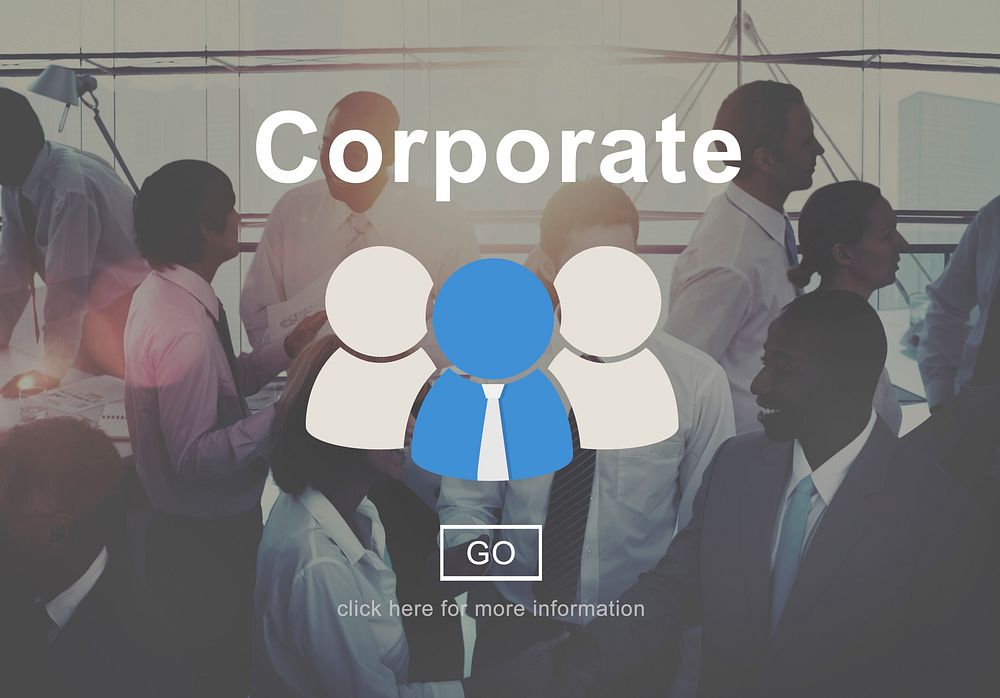 Corporate Connection Collaboration Teamwork Support Concept