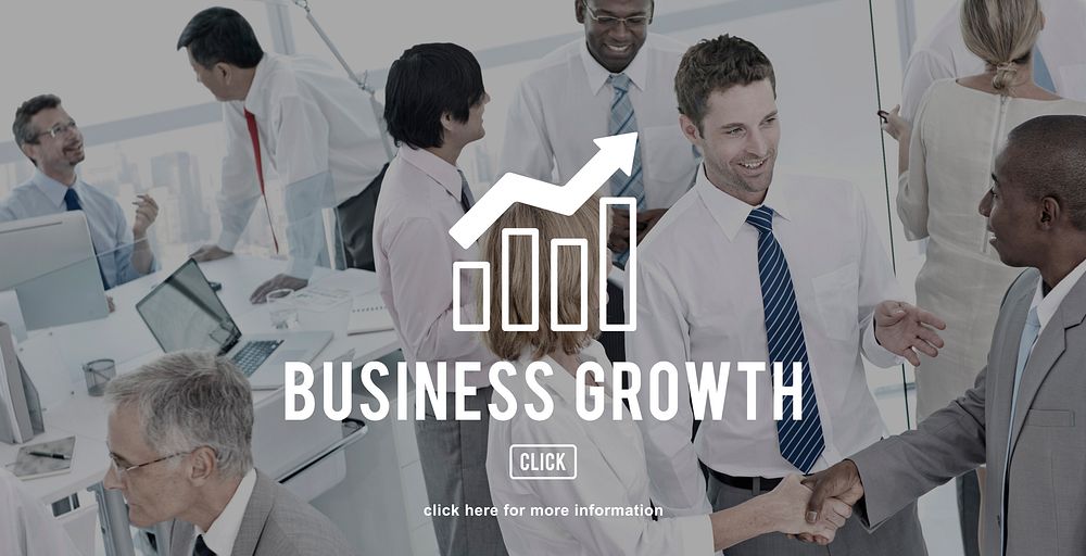 Business Progress Report Graph Concept