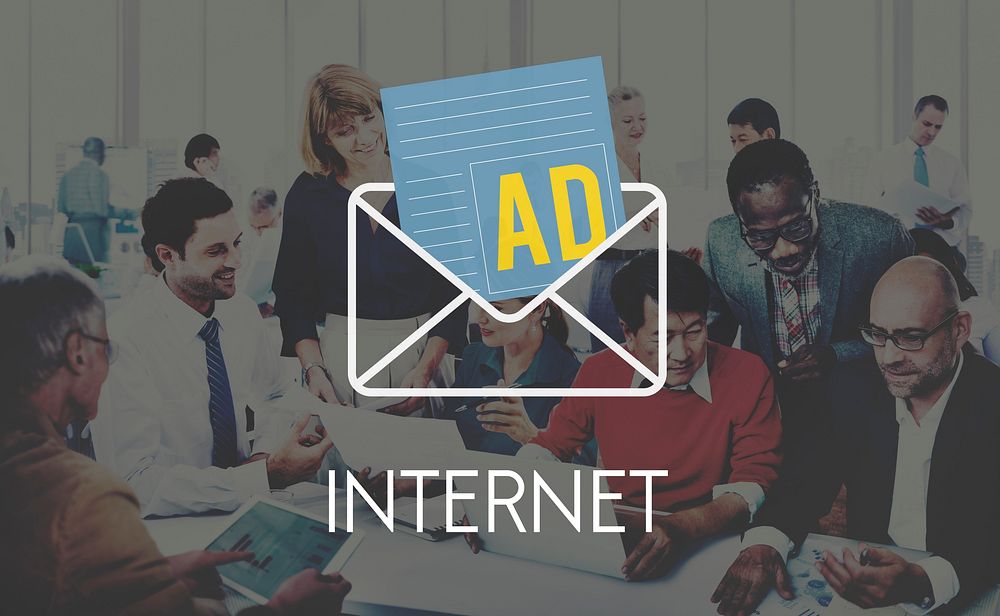 Advertisement Social Media Internet Letter Concept