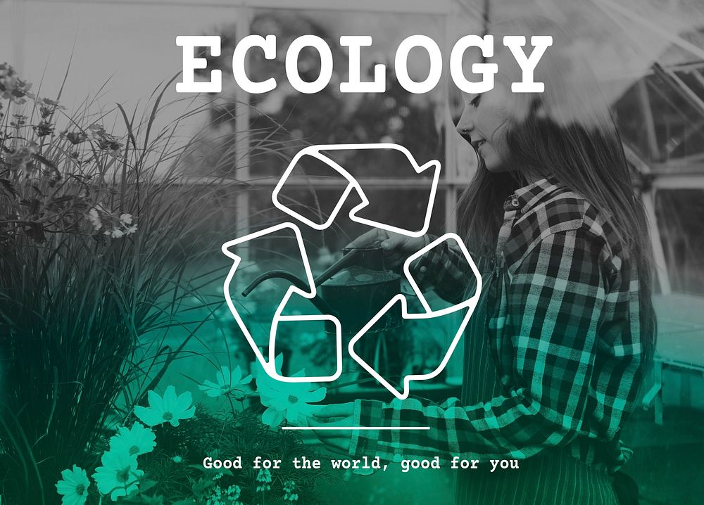 Ecology Recycle Sign Icon Symbol Word