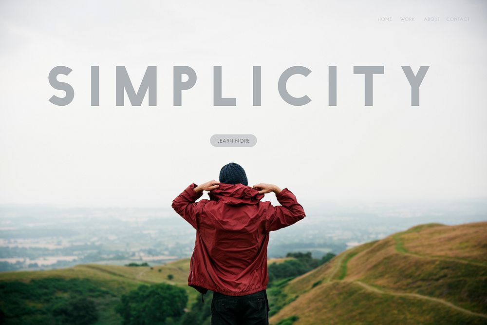 Simplicity Attitude Be Positive Word